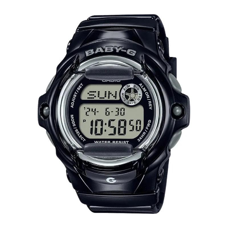 women's Casio for everyday wear -CASIO BABY-G BG-169U-1DR DIGITAL BLACK WATCH