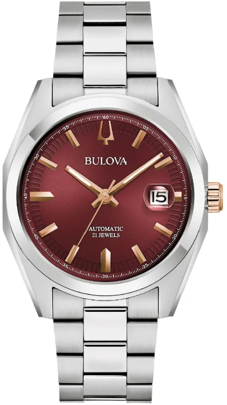 men's mechanical watches with world time design -Bulova Classic Surveyor