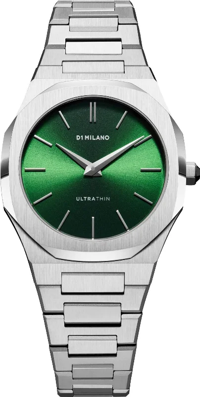 women's mechanical watches with stopwatch design -D1 Milano Ultra Thin Petite Moss
