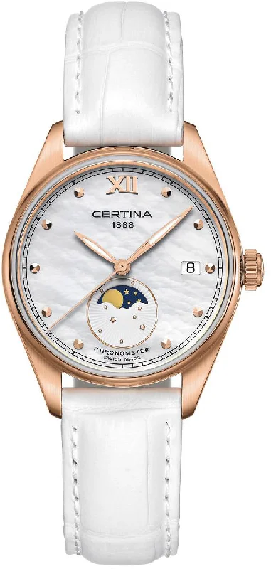 women's Certina solar watches -Certina DS-8 Moon Phase Lady