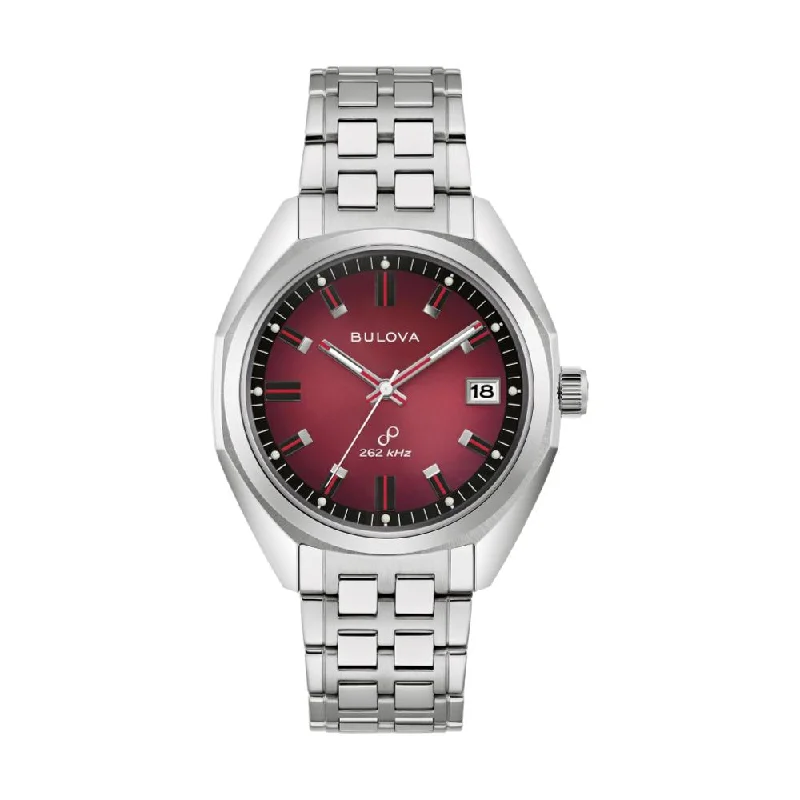 men's digital watches with GMT function -Jet Star 50th Anniversary Burgundy