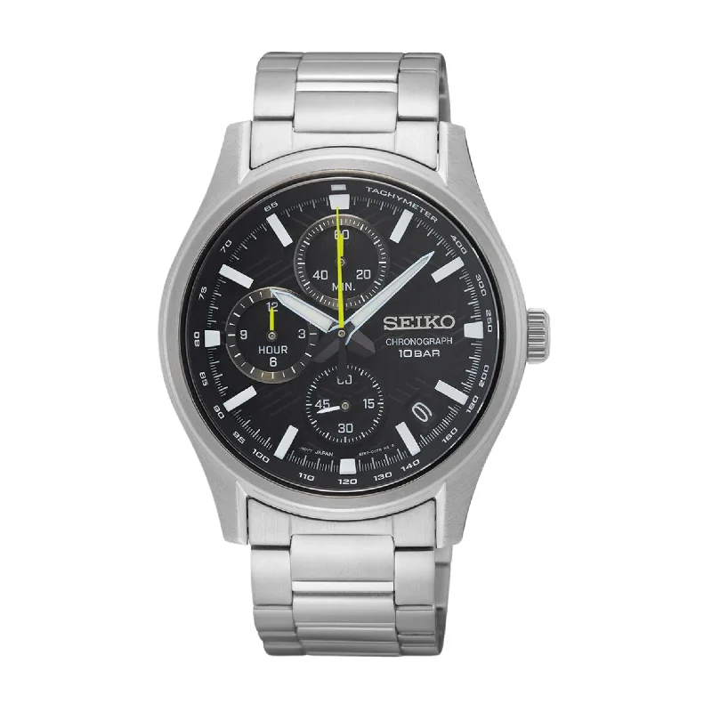 men's digital watches with collector's edition style design -SEIKO SSB419P1 QUARTZ CHRONOGRAPH MEN WATCH