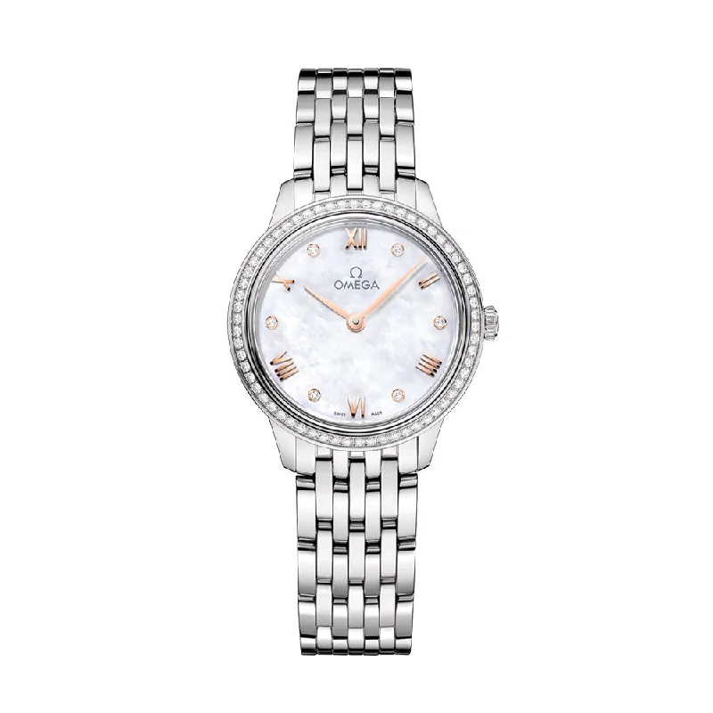 men's field watches with logo engraving style design -De Ville Prestige Diamonds Quartz 27.5mm - MOP on Bracelet men's field watches with logo engraving style design -De Ville Prestige Diamonds Quartz 27.5mm - MOP on Bracelet