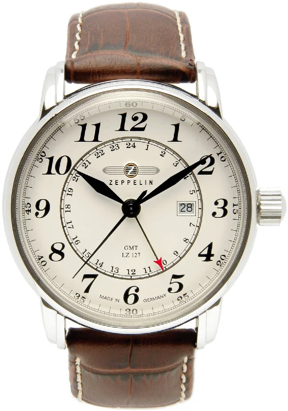 men's mechanical watches with vintage style -Zeppelin LZ 127 Graf Zeppelin Mens