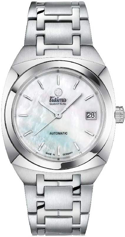 women's mechanical watches with shock-resistant design -Tutima Saxon One Lady