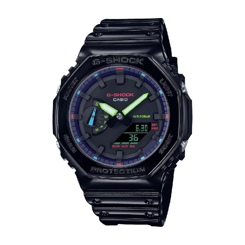 men's Cartier BGW9 SuperLuminova watches -CASIO G-SHOCK GA-2100RGB-1ADR VIRTUAL RAINBOW ANALOG DIGITAL BLACK WATCH men's Cartier BGW9 SuperLuminova watches -CASIO G-SHOCK GA-2100RGB-1ADR VIRTUAL RAINBOW ANALOG DIGITAL BLACK WATCH