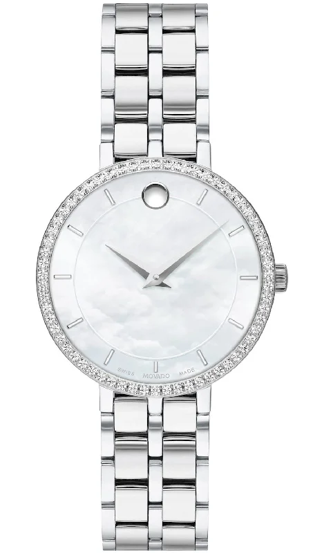 women's mechanical watches with automatic display function -Movado Watch Kora Ladies