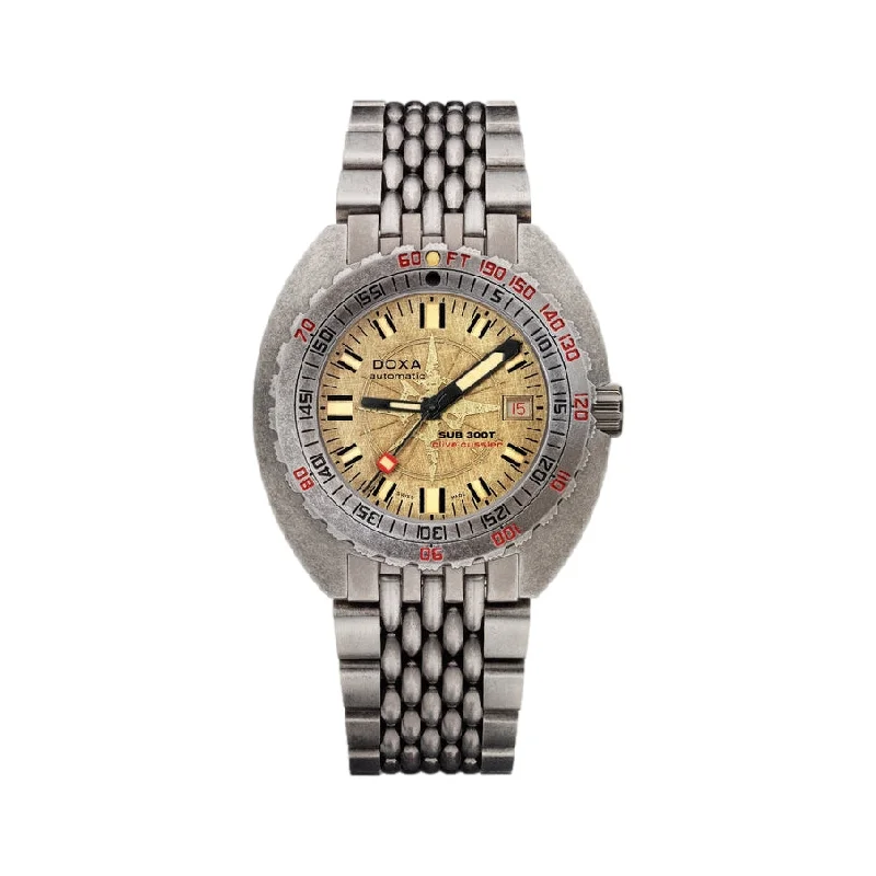strap-replacement guides-Sub 300T Clive Cussler on Bracelet, 42.5mm