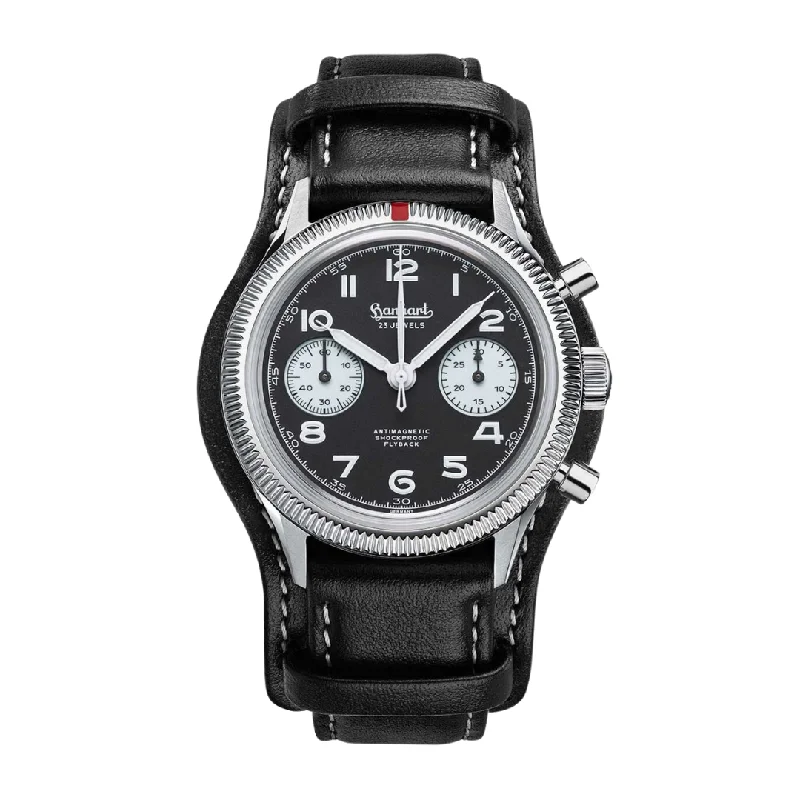 men's chronograph watches with flyback function -HANHART 417 ES 1954 FLYBACK REVERSE PANDA 39 H701.211-7010 CHRONOGRAPH LEATHER MEN WATCH men's chronograph watches with flyback function -HANHART 417 ES 1954 FLYBACK REVERSE PANDA 39 H701.211-7010 CHRONOGRAPH LEATHER MEN WATCH