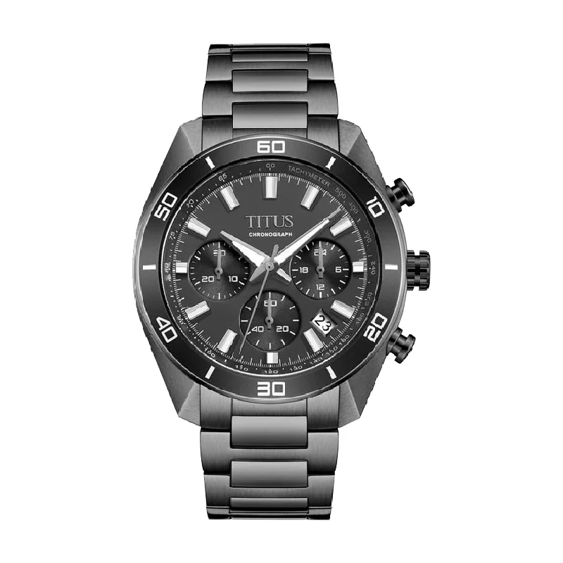 men's digital watches with chronograph display function -SOLVIL ET TITUS MODERNIST W06-03265-006 CHRONOGRAPH QUARTZ MEN WATCH