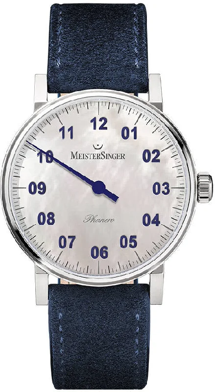women's mechanical watches with date magnifier design -MeisterSinger Watch Phanero