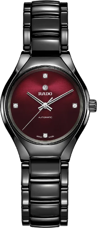 Rado women's watches with limited edition releases-Rado Watch True Automatic Diamond Red Rado women's watches with limited edition releases-Rado Watch True Automatic Diamond Red