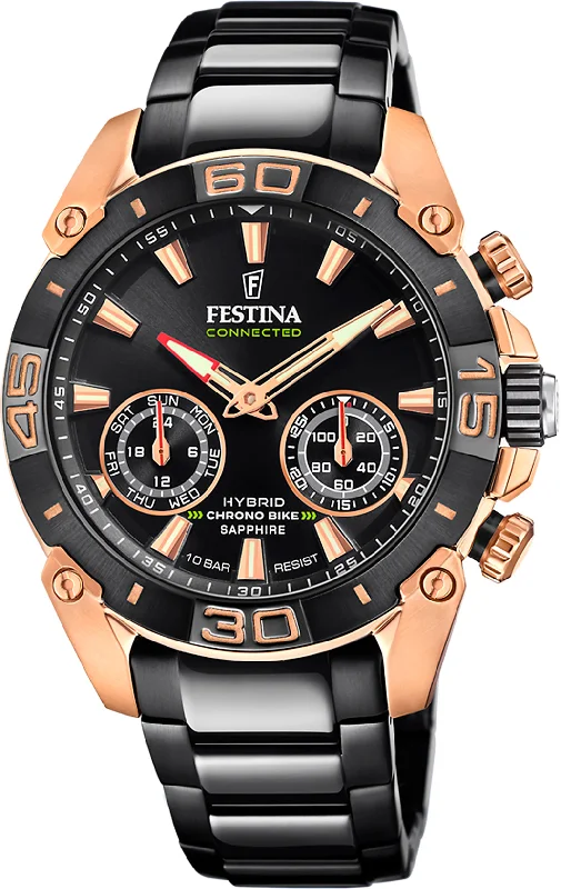Mens Smart Watches Discount-Festina Chrono Bike 2021 Connected SmartSpecial Edition