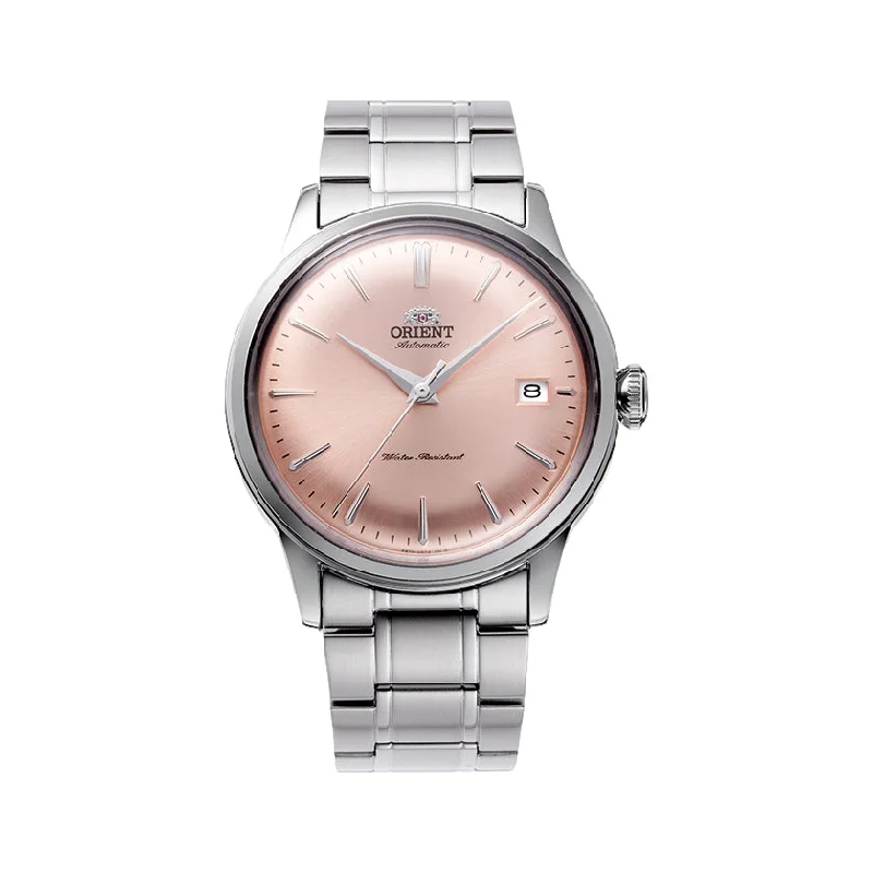 men's dive watches with stopwatch function -Bambino 38mm Version 7 - Pink