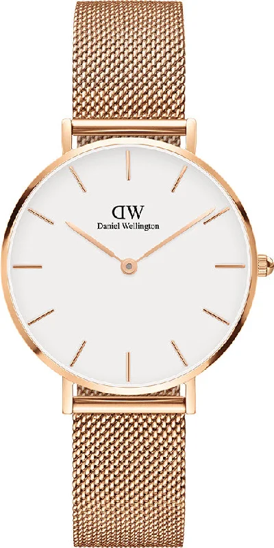 women's mechanical watches with SuperLuminova display -Daniel Wellington Watch Petite Melrose 32mm