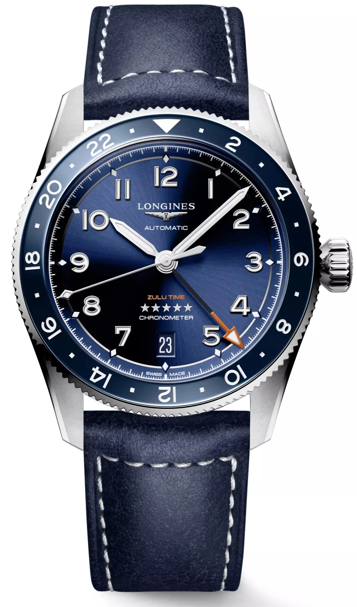 men's mechanical watches with modern style design -Longines Spirit Zulu Time 39 Mens men's mechanical watches with modern style design -Longines Spirit Zulu Time 39 Mens