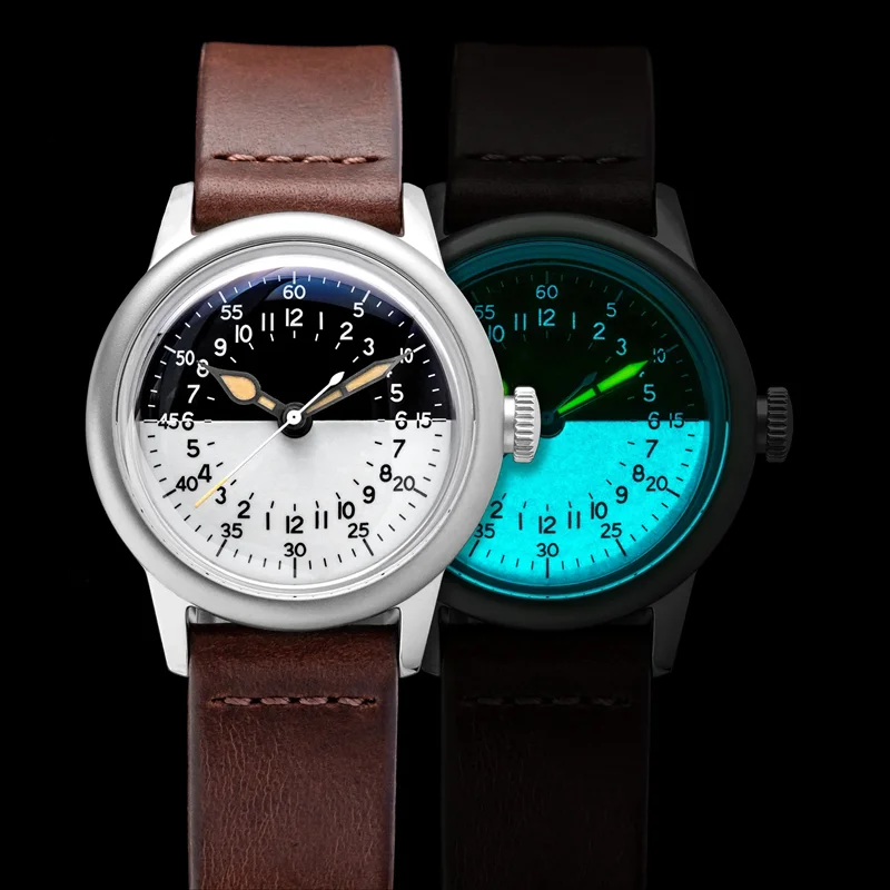 men's GMT watches with day display function -Thorn 36mm NH34 A11 Military Field Watch men's GMT watches with day display function -Thorn 36mm NH34 A11 Military Field Watch