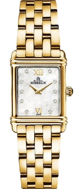 women's mechanical watches with vintage style -Herbelin Art Deco Ladies