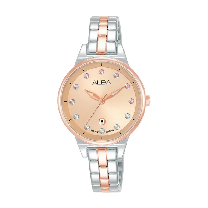 women's mechanical watches with manual display function -ALBA AH7U44X FASHION QUARTZ 3 HANDS DATE WOMEN WATCH women's mechanical watches with manual display function -ALBA AH7U44X FASHION QUARTZ 3 HANDS DATE WOMEN WATCH