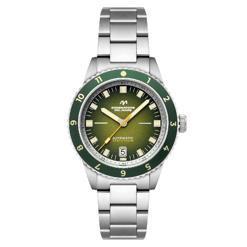 men's skeletonized watches for casual wear -Dominatore Del Mare Tropea Automatic Jade Green men's skeletonized watches for casual wear -Dominatore Del Mare Tropea Automatic Jade Green