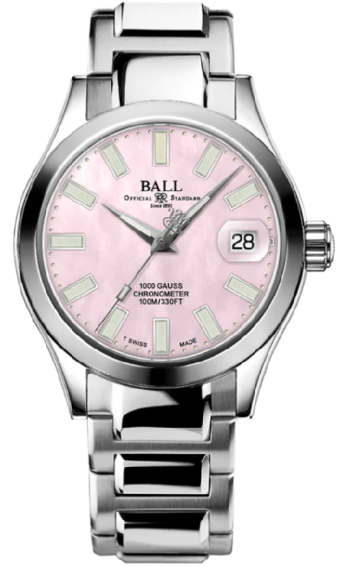 women's Ball date magnifier watches -Ball Watch Company Engineer III Marvelight Chronometer 36