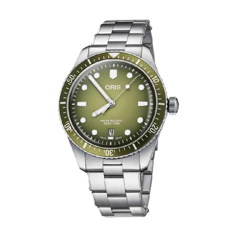 men's dive watches for surfing -Divers Sixty-Five 40mm Forest Green