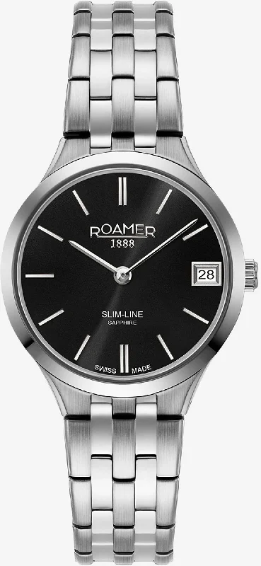 women's mechanical watches with limited edition display function -Roamer Slim-Line Classic Ladies women's mechanical watches with limited edition display function -Roamer Slim-Line Classic Ladies