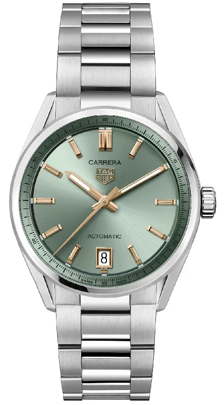 men's mechanical watches with spring drive design -TAG Heuer Carrera Date