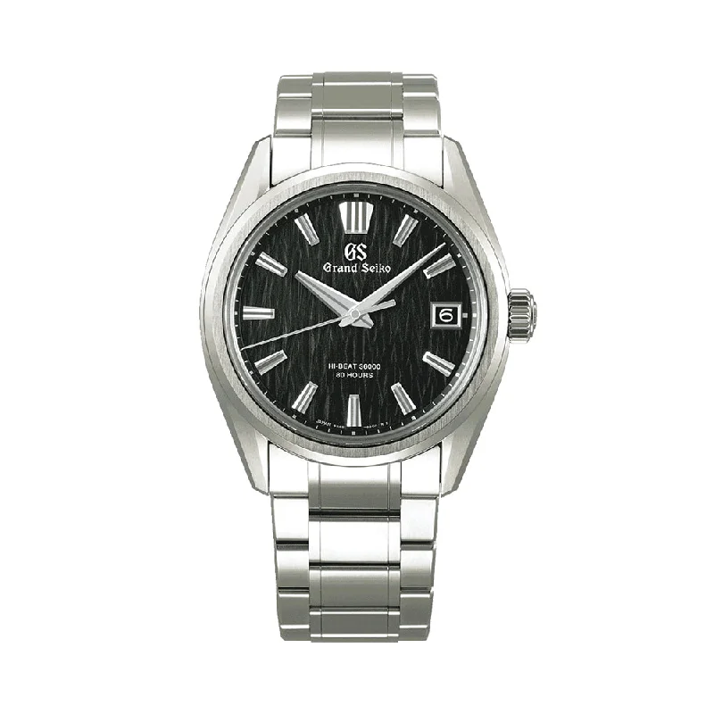 men's pilot watches with leap year design -SLGH017 Evolution 9 Hi-Beat 36000 40mm - Black on Bracelet