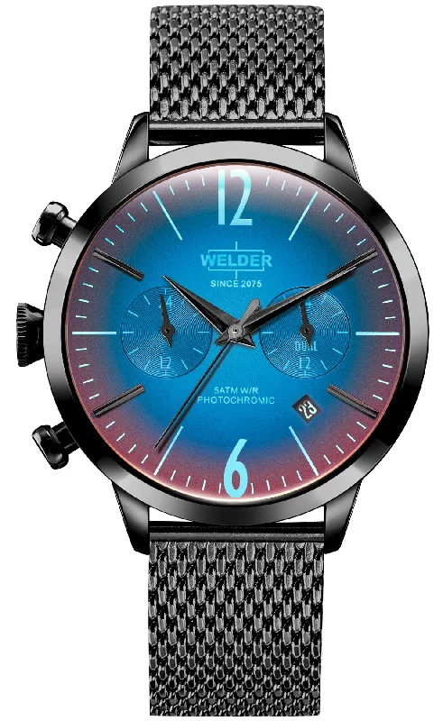 women's mechanical watches with modern style design -Welder Watch Moody Dual Time Ladies