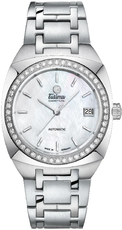 women's mechanical watches with durable design -Tutima Saxon One Lady