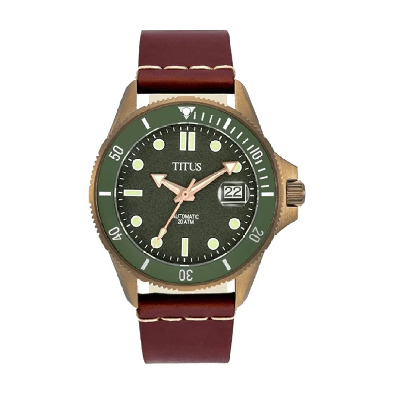 men's mechanical watches with triple time zone design -SOLVIL ET TITUS VALOR W06-03250-013 3 HANDS DATE MECHANICAL MEN WATCH