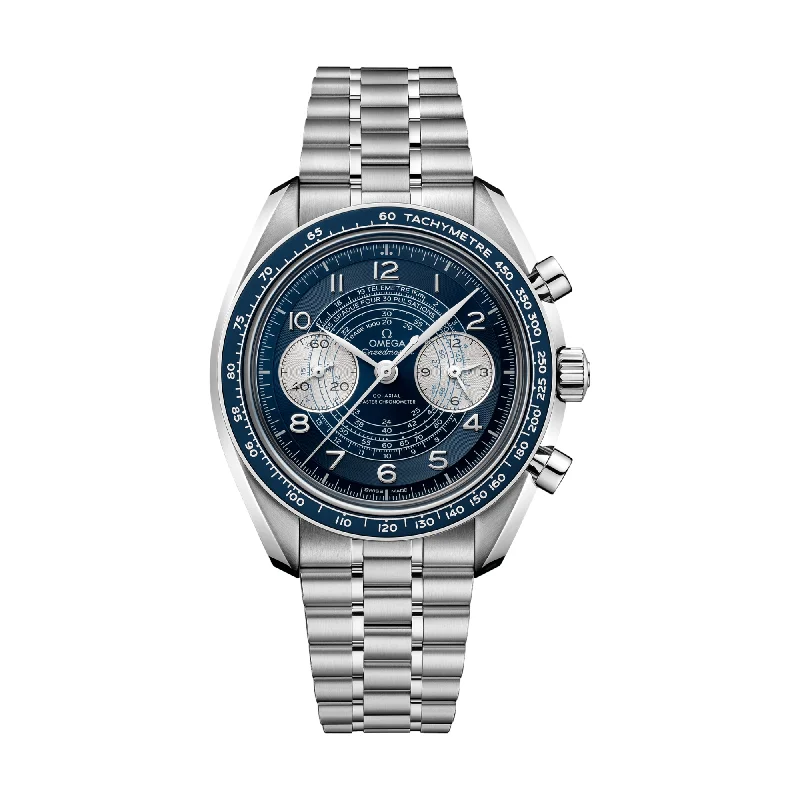 men's chronograph watches with tool-free strap change style -Speedmaster Chronoscope Co-Axial Master Chronometer Chronograph 43 mm - Blue men's chronograph watches with tool-free strap change style -Speedmaster Chronoscope Co-Axial Master Chronometer Chronograph 43 mm - Blue