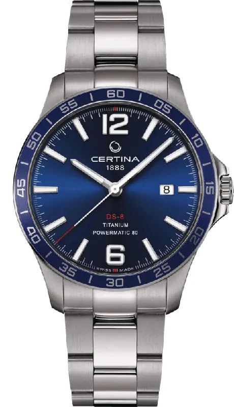men's luxury mechanical watches -Certina DS-8 Powermatic 80