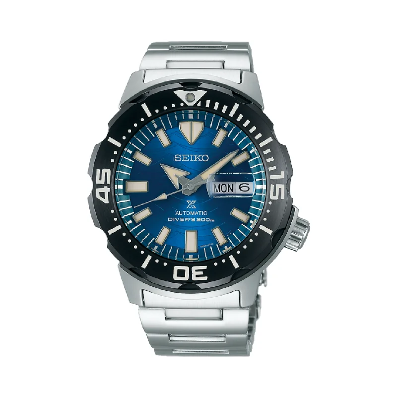 men's Seiko double-domed design watches -SEIKO PROSPEX SRPE09K1 MONSTER SAVE THE OCEAN SPECIAL EDITION MEN WATCH men's Seiko double-domed design watches -SEIKO PROSPEX SRPE09K1 MONSTER SAVE THE OCEAN SPECIAL EDITION MEN WATCH