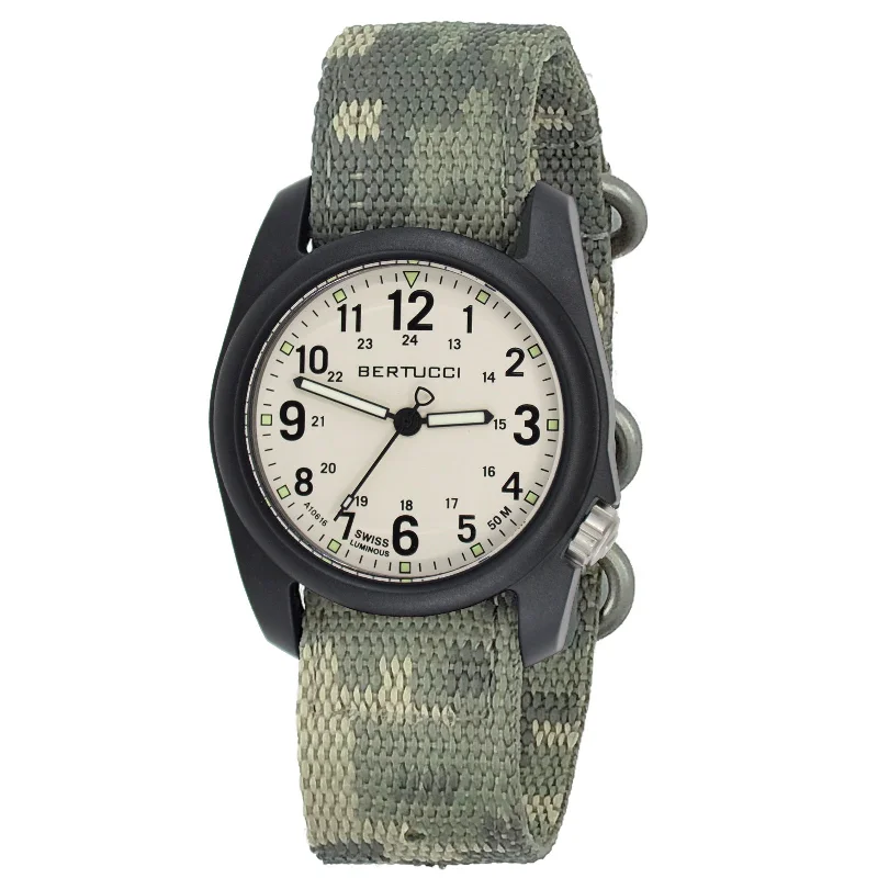 men's field watches with quick-release style straps -Bertucci DX3 Field Camo