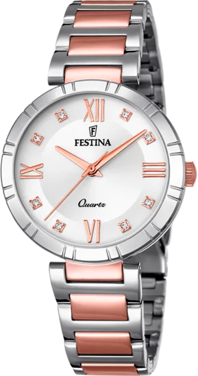 women's mechanical watches with luminescent design -Festina Mademoiselle Ladies