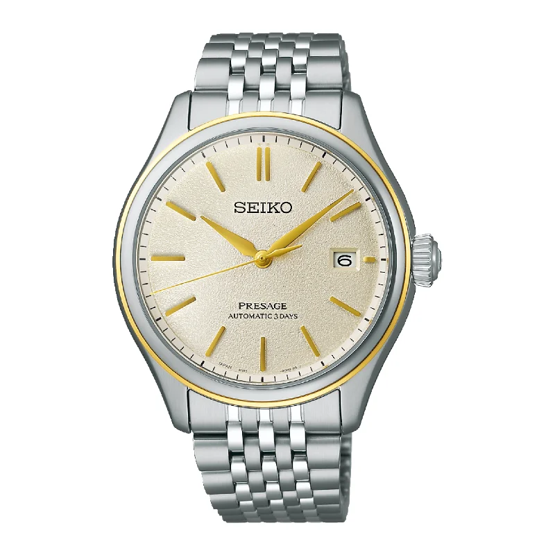 men's Seiko magnifying watches -SEIKO PRESAGE SPB478J1 CLASSIC SERIES MEN WATCH
