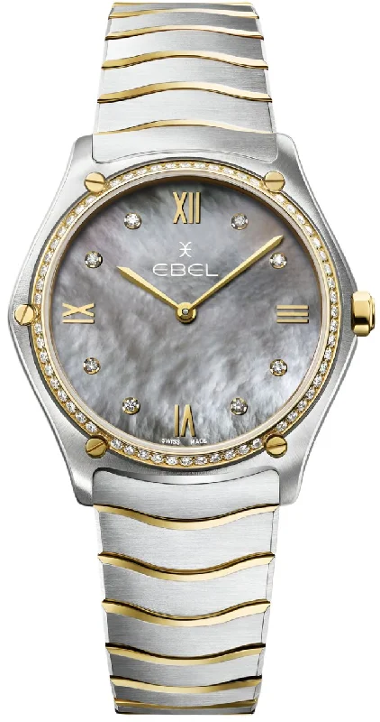 Ebel women's watches with signature wave-link bracelet-​Ebel Sport Classic Ladies
