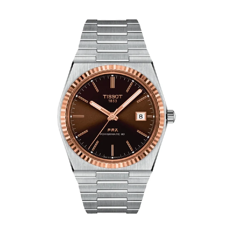 groom-wedding dresswatches-PRX Powermatic 80 Steel & 18K Gold 40mm