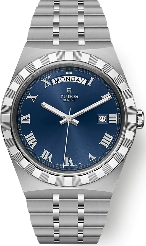 men's mechanical watches with fabric style straps -TUDOR Royal 41