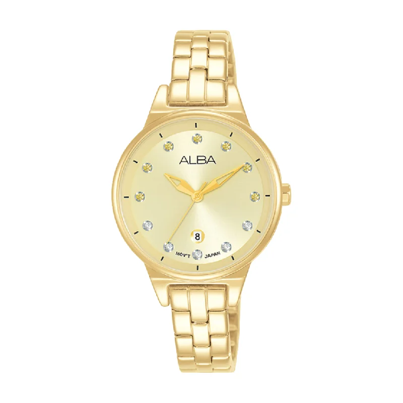women's mechanical watches with solar display function -ALBA AH7U42X FASHION QUARTZ 3 HANDS DATE WOMEN WATCH women's mechanical watches with solar display function -ALBA AH7U42X FASHION QUARTZ 3 HANDS DATE WOMEN WATCH