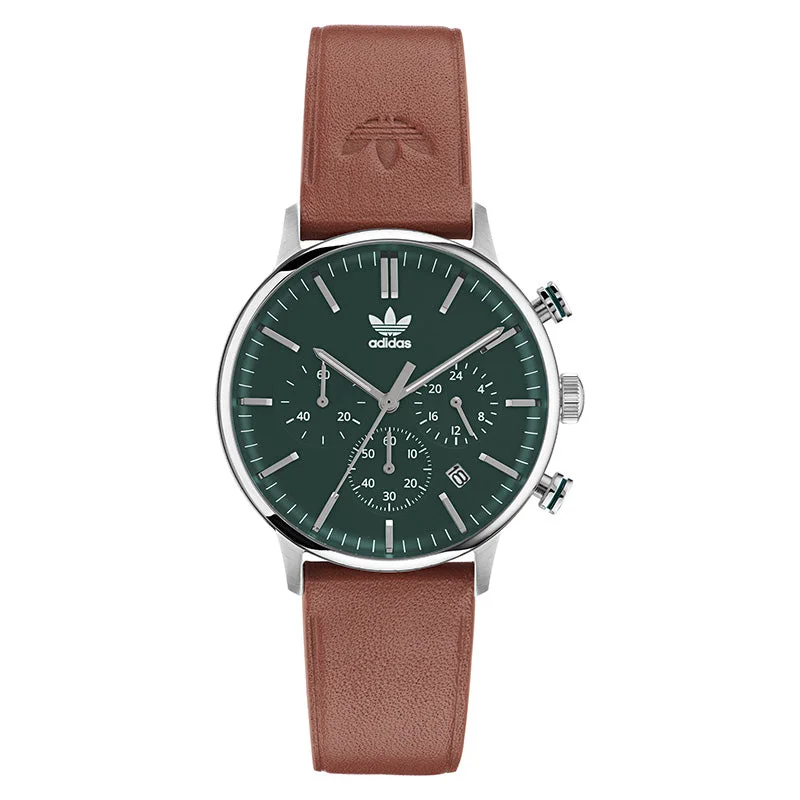 Unisex Date Night Style Watches-Adidas Originals Code One Chrono Unisex Green Watch AOSY22531 Unisex Date Night Style Watches-Adidas Originals Code One Chrono Unisex Green Watch AOSY22531
