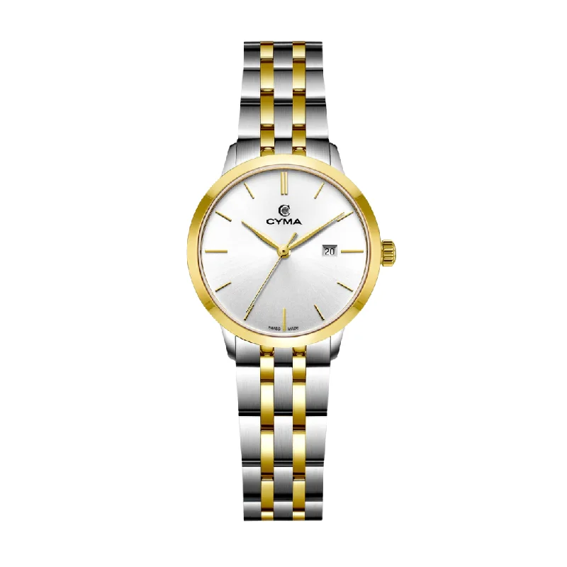 women's mechanical luxury watches -CYMA INTELLIGENTSIA W02-00807-003 QUARTZ STAINLESS STEEL WOMEN WATCH