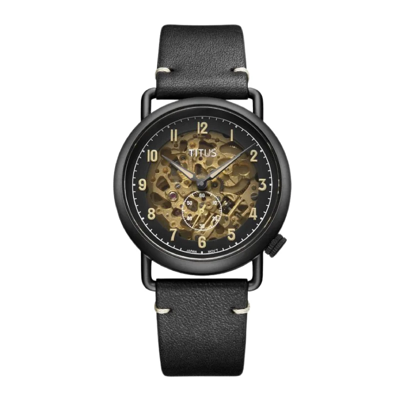 men's Seiko magnetic-resistant watches -SOLVIL ET TITUS CLASSIC W06-03299-005 3 HANDS AUTOMATIC MEN WATCH