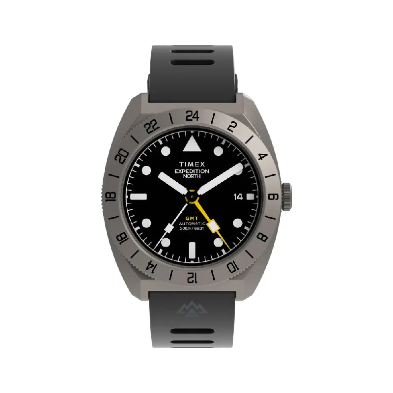 vintage-restoration specialists-Expedition GMT Titanium Automatic 41mm - Black