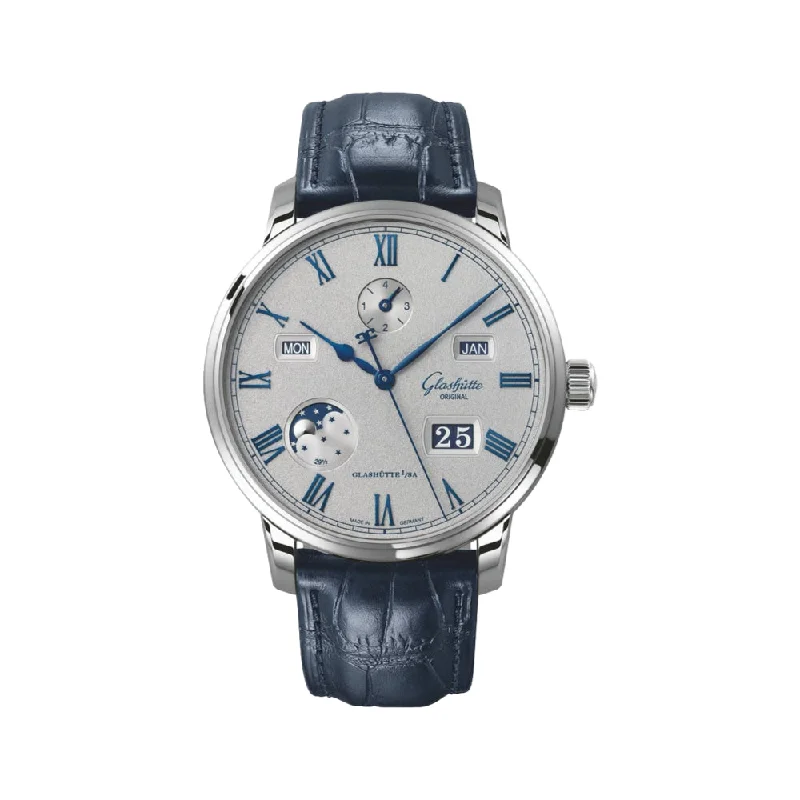 men's digital watches with glow-in-the-dark display -Senator Excellence Perpetual Calendar, 42mm on Strap men's digital watches with glow-in-the-dark display -Senator Excellence Perpetual Calendar, 42mm on Strap