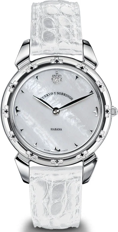 women's mechanical watches with day-night design -Cuervo y Sobrinos Watch Senora Clasico women's mechanical watches with day-night design -Cuervo y Sobrinos Watch Senora Clasico