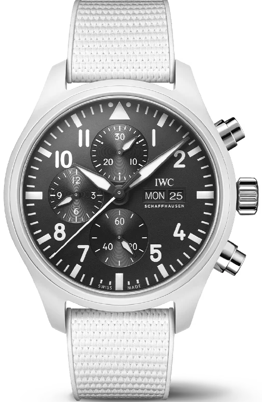 men's chronograph watches with leap year style design -IWC Pilots Chronograph Top Gun Edition Lake Tahoe men's chronograph watches with leap year style design -IWC Pilots Chronograph Top Gun Edition Lake Tahoe