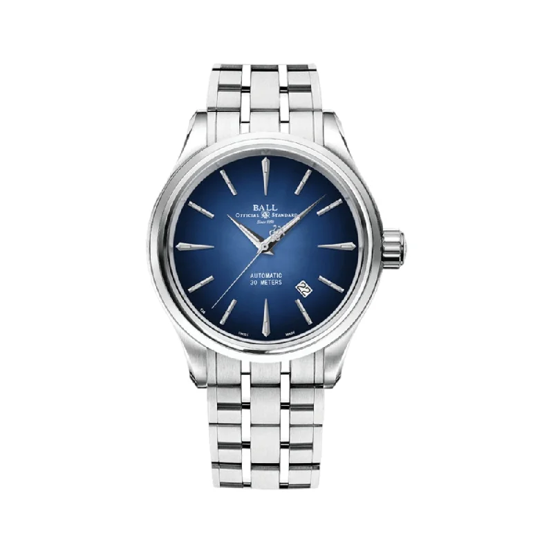men's chronograph watches with altimeter function -Trainmaster Legend Blue Dial